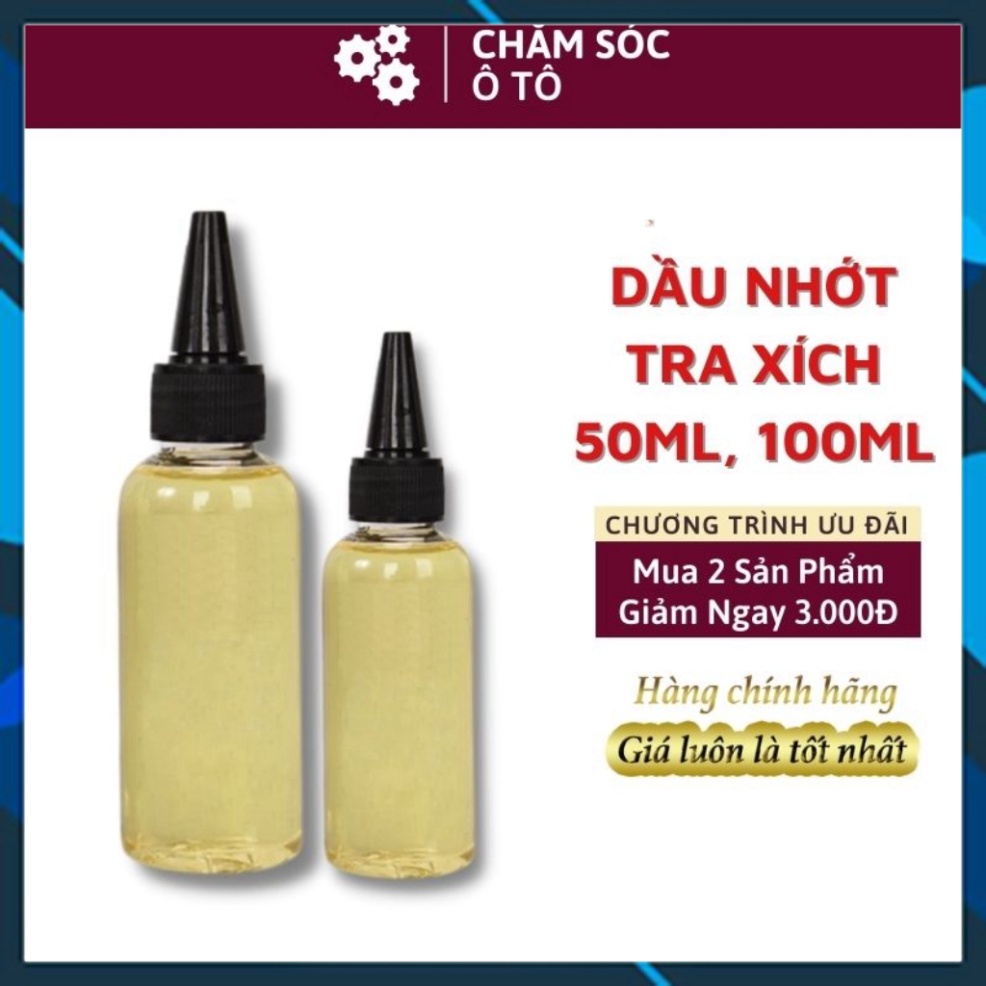 Dầu Nhớt Đa Năng🔥Dầu Tra Xích Xe Đạp, Tra Quạt, Sên, Vòng Bi Xe Đạp, Tra Máy Khâu 50ml, 100ml Giá Rẻ - Chamsocoto
