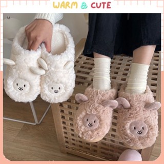 Dép Bông Cừu Nam Nữ Lông Mềm Đi Trong Nhà Mùa Đông A155 - A164 - A170 Warm&Cute