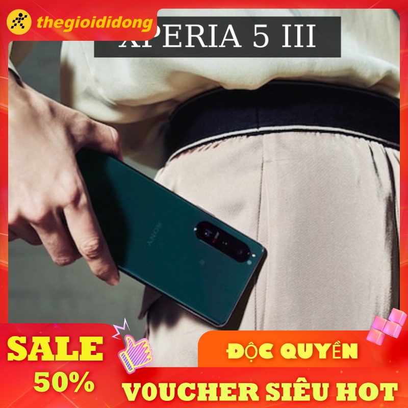 Điện Thoại Sony XPERIA 5 MARK III | Ram 8GB, Rom 256GB - OLED 4K HDR 21:9 6.5 inch 120 Hz - 6.1 inch - 4500 mAh .