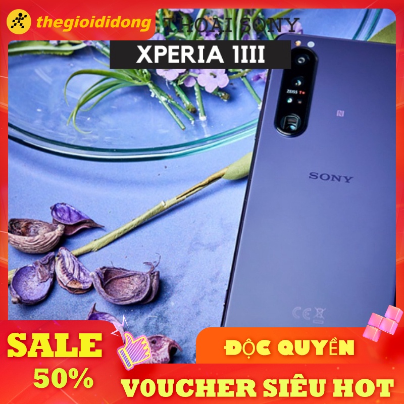 Điện Thoại Sony XPERIA 1 MARK III | Ram 12GB, Rom 256GB - OLED 4K HDR 21:9 6.5 inch 120 Hz - 6 inch - 4500 mAh