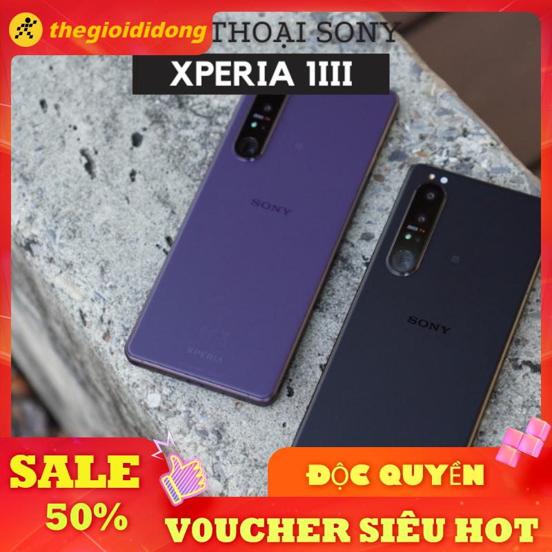 Điện Thoại Sony XPERIA 1 MARK III | Ram 12GB, Rom 256GB - OLED 4K HDR 21:9 6.5 inch 120 Hz - 6 inch - 4500 mAh