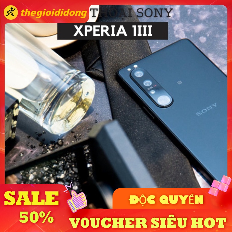 Điện Thoại Sony XPERIA 1 MARK III | Ram 12GB, Rom 256GB - OLED 4K HDR 21:9 6.5 inch 120 Hz - 6 inch - 4500 mAh