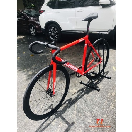 Xe TSUNAMI SNM100 Vành 4cm Đùi LEGEND 44T - Fixed gear - Đỏ L