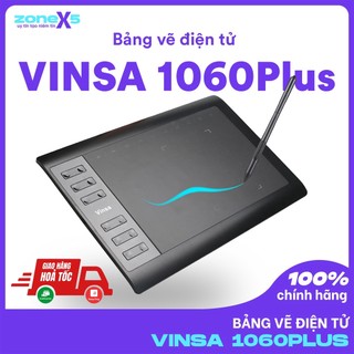 [SẴN HÀNG ] Bảng vẽ điện tử VINSA 1060Plus - 10*6 inch, 8192 cấp độ lực, độ nhạy cao, độ trễ thấp