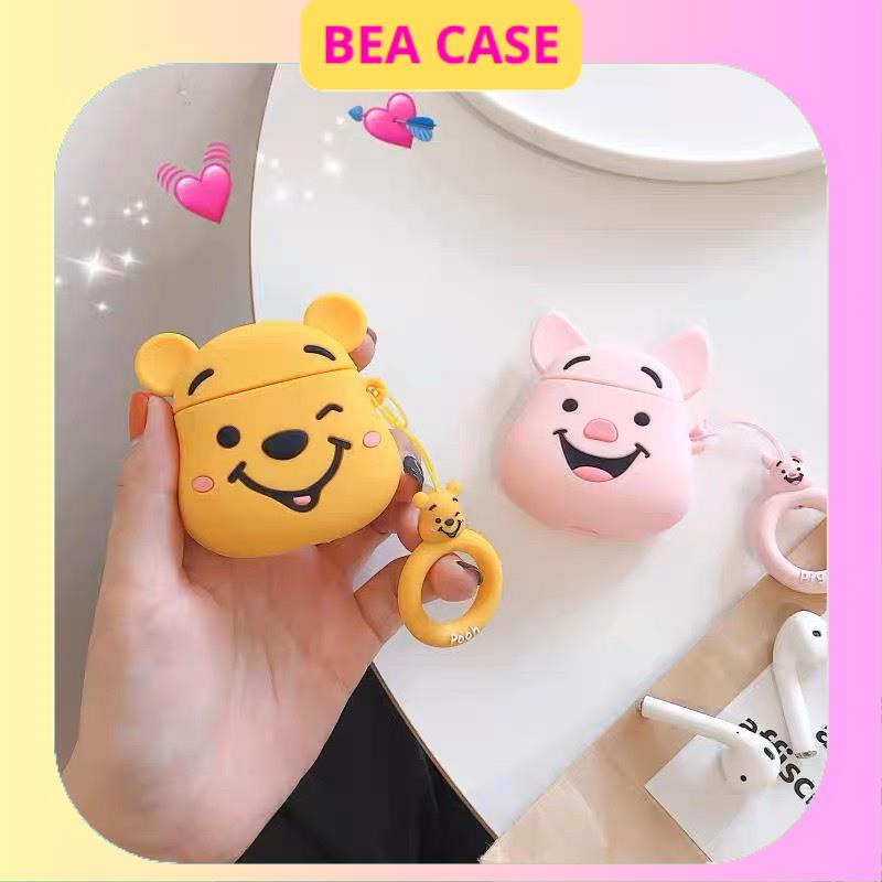 [Case Air 1/2/3, Pro] Vỏ đựng ốp case airpod bảo vệ tai nghe không dây bluetooth Air 1/2,3,pro Heo, 