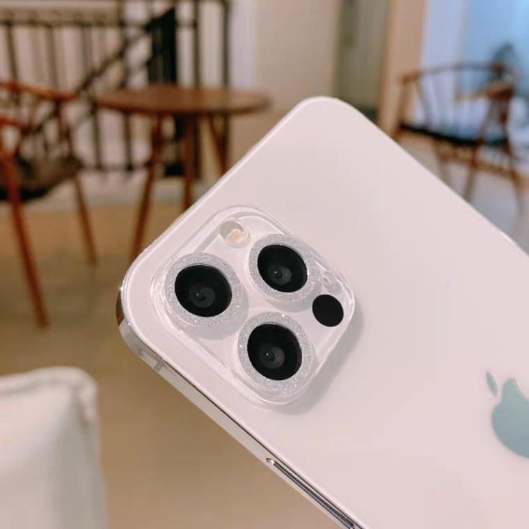 Miếng dán bảo vệ camera kim tuyến 11/12/13/14/mini/pro/promax/plus
