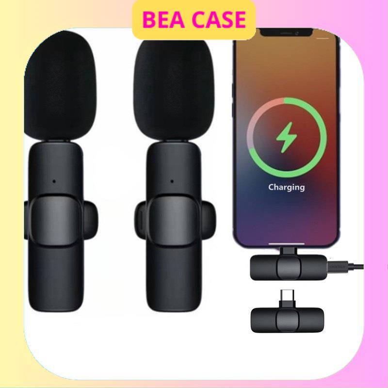 Micro thu âm không dây cài áo  K9 - Khử Tiếng Ồn Cao Cấp - Khoảng Cách 20m