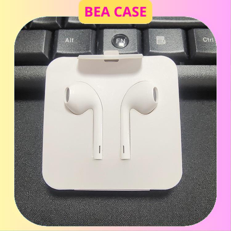 Tai nghe dây cao cấp chân dẹt 7/7plus/x/xs/xsm11/12/13/14/pro/max/plus/promax không cần kết nối bluetooth