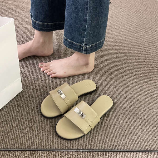 Dép Sandal Đế Mềm Thời Trang Mùa Hè Phong Cách Retro Dành Cho Nữ