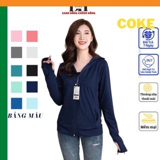 Áo chống nắng nữ 2 lớp Dihu vải thông hơi, áo nắng nữ đai to cản gió bụi che kín, cản UV - Coke shop