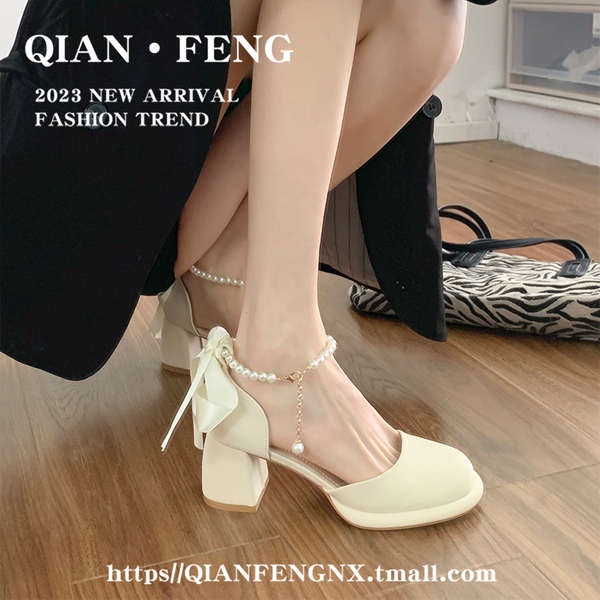 Dép nữ Lolita 2023 mùa hè mới khí chất Pháp