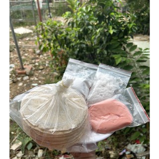 Set kẹo chỉ tơ hồng tự làm 10 cặp - món ăn vặt tuổi thơ