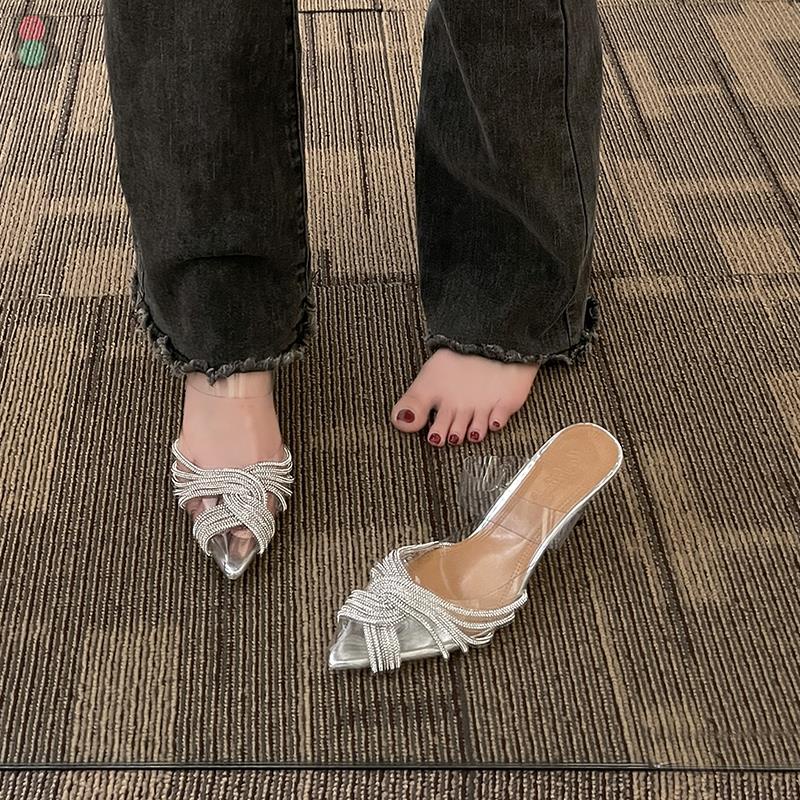 Giày sandal cao gót mới của phụ nữ