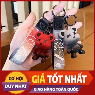 Móc khóa gấu Bearbrick, móc chìa khóa cool ngầu, phụ kiện cá tính ô tô xe máy