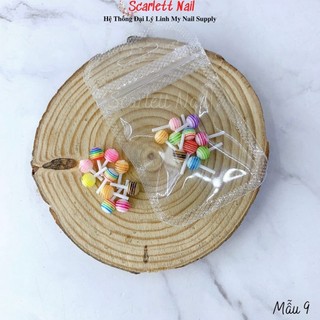 Set 10 charm gắn móng, Charm nơ trang trí móng nhiều kiểu dáng siêu xinh