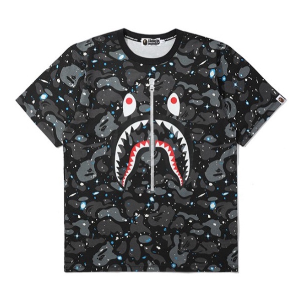 Áo thun Bape Shark zip SS2022, Áo tee Bape T-Shirt Chất liệu Cotton,DuSo.LuxuryStreetwear