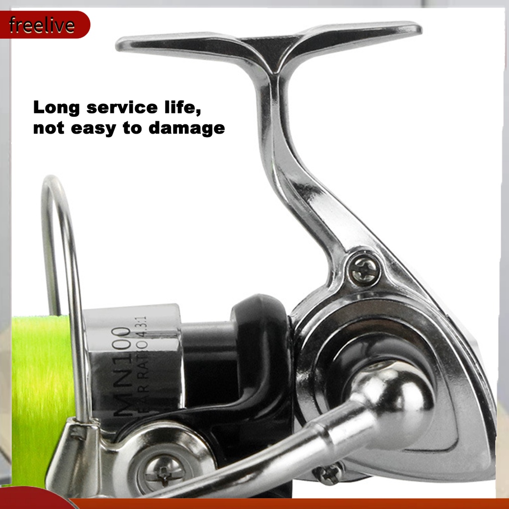 Guồng quay câu cá kim loại siêu mịn tiết kiệm công sức