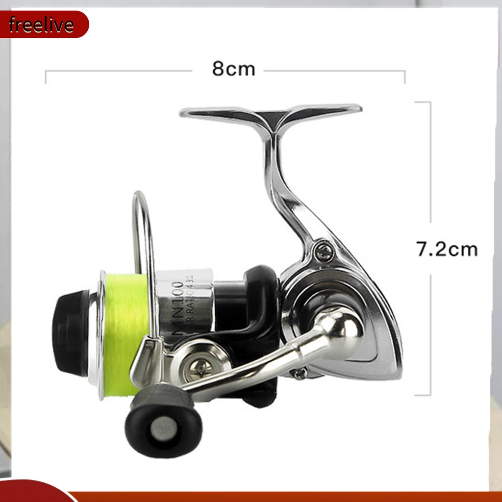 Guồng quay câu cá kim loại siêu mịn tiết kiệm công sức