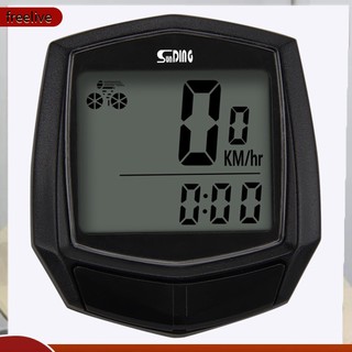 (freelive) Đồng Hồ Đo Vận Tốc Màn Hình Lcd Cho Xe Đạp