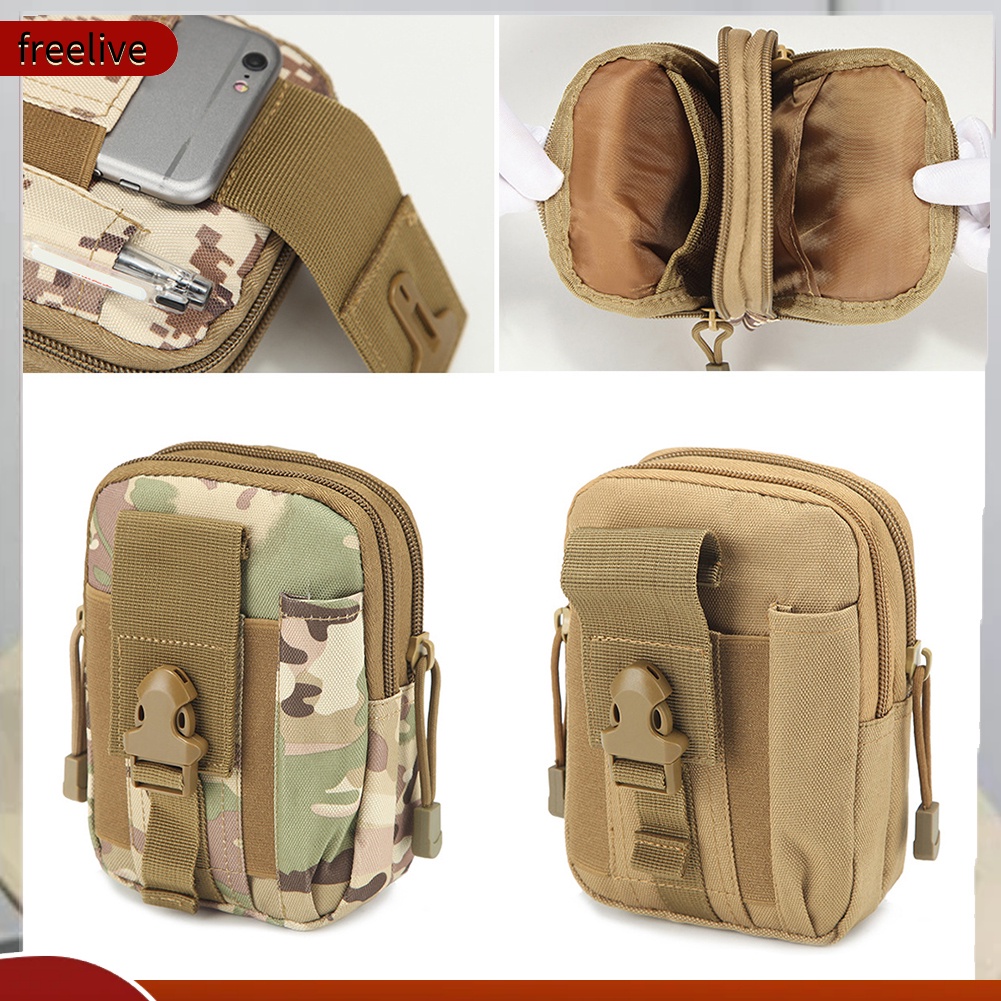 Túi EDC phong cách quân đội đựng điện thoại di động/vật dụng khi đi cắm trại/hoạt động ngoài trời