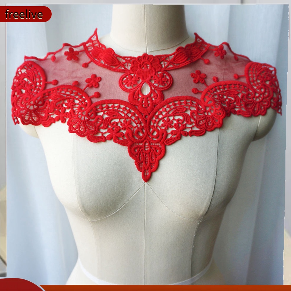 Cổ Áo Ren Nhiều Màu Sắc Co Giãn Thoải Mái Dành Cho May Vá