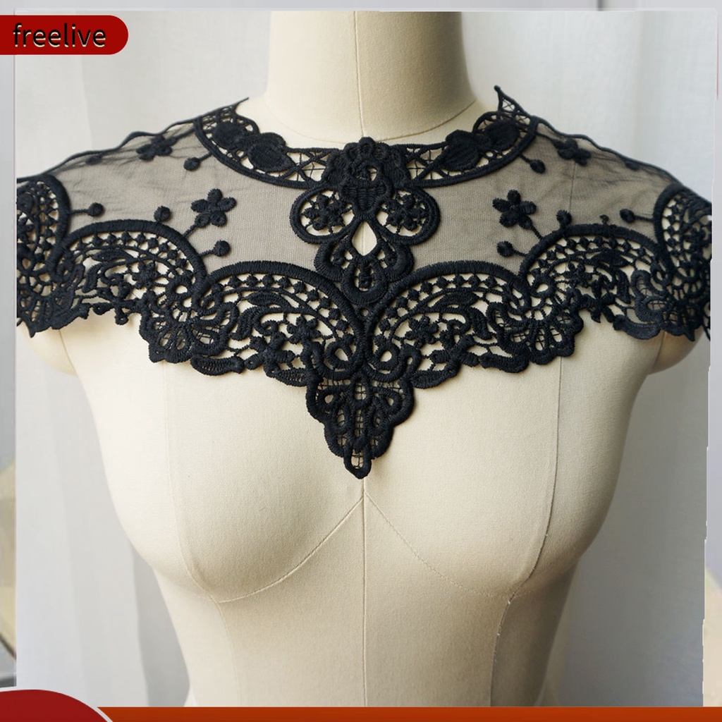 Cổ Áo Ren Nhiều Màu Sắc Co Giãn Thoải Mái Dành Cho May Vá