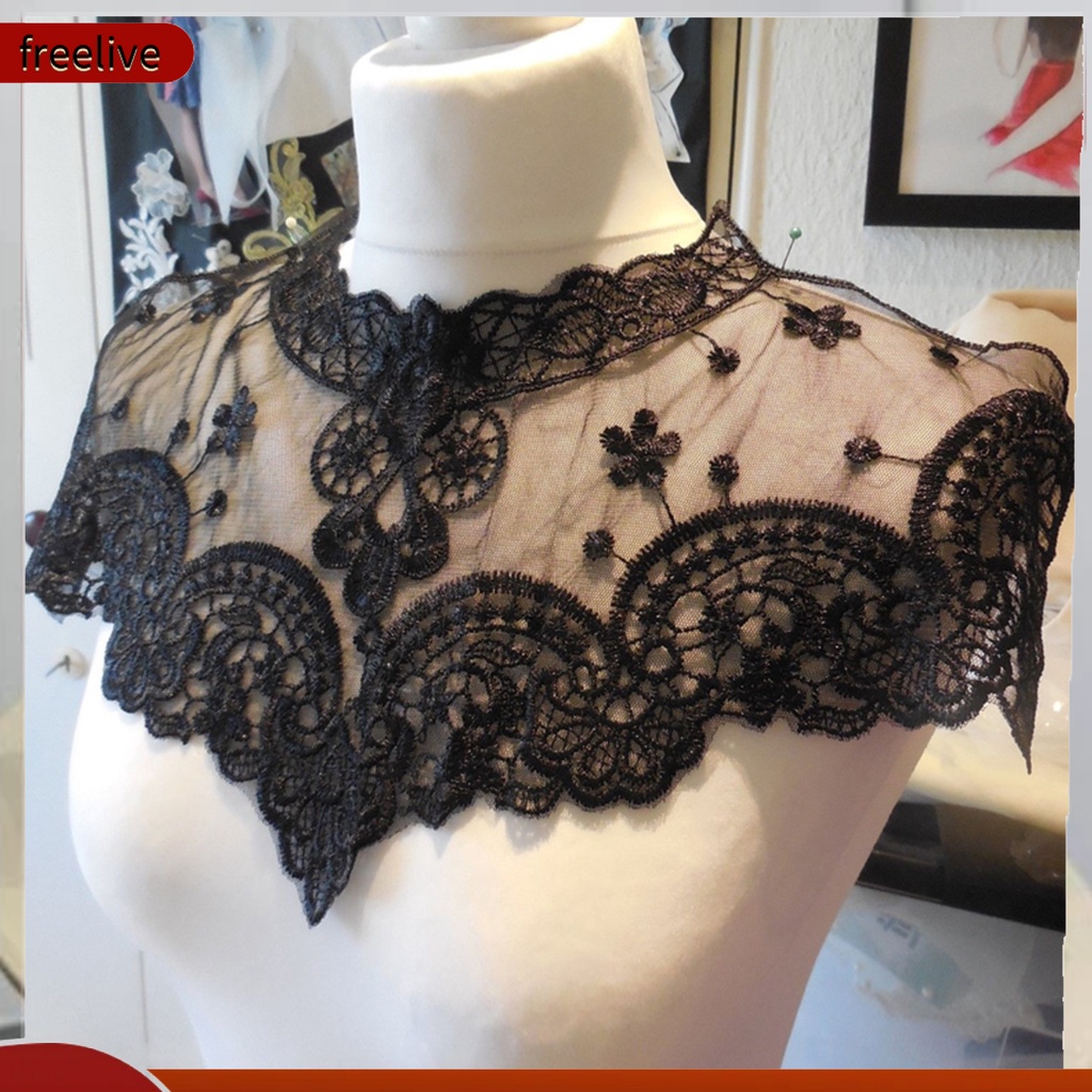 Cổ Áo Ren Nhiều Màu Sắc Co Giãn Thoải Mái Dành Cho May Vá