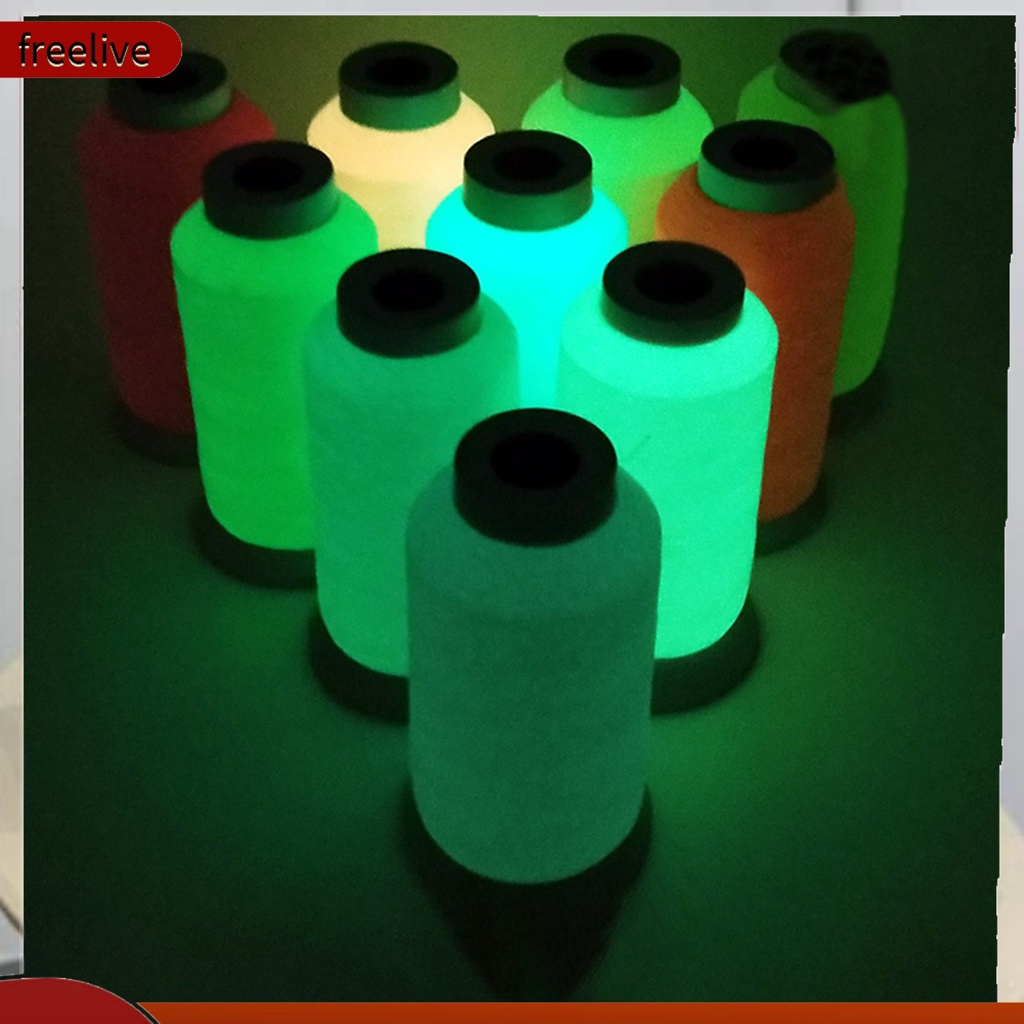 1 Cuộn Chỉ Thêu Phát Sáng Trong Bóng Tối DIY Bằng Polyester