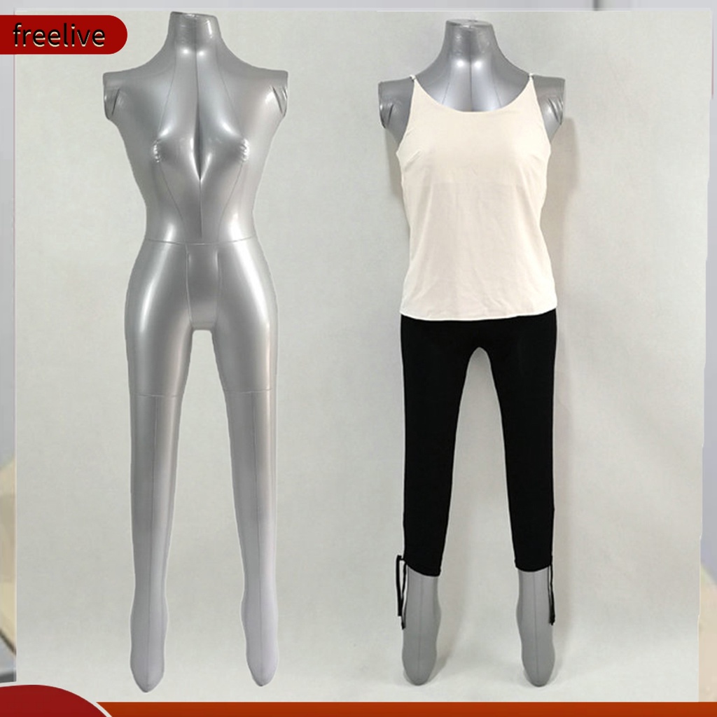 Mô Hình Ma Nơ Canh Bơm Hơi Bằng PVC Dẻo Dễ Lau Chùi Trưng Bày Cửa Hàng Quần Áo Cho Studio Chụ