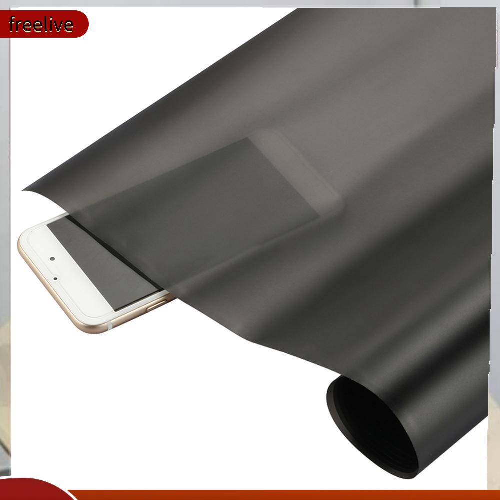 Giấy dán trang trí đèn pha/ đèn phá sương mù xe hơi màu đen nhám 30x150cm