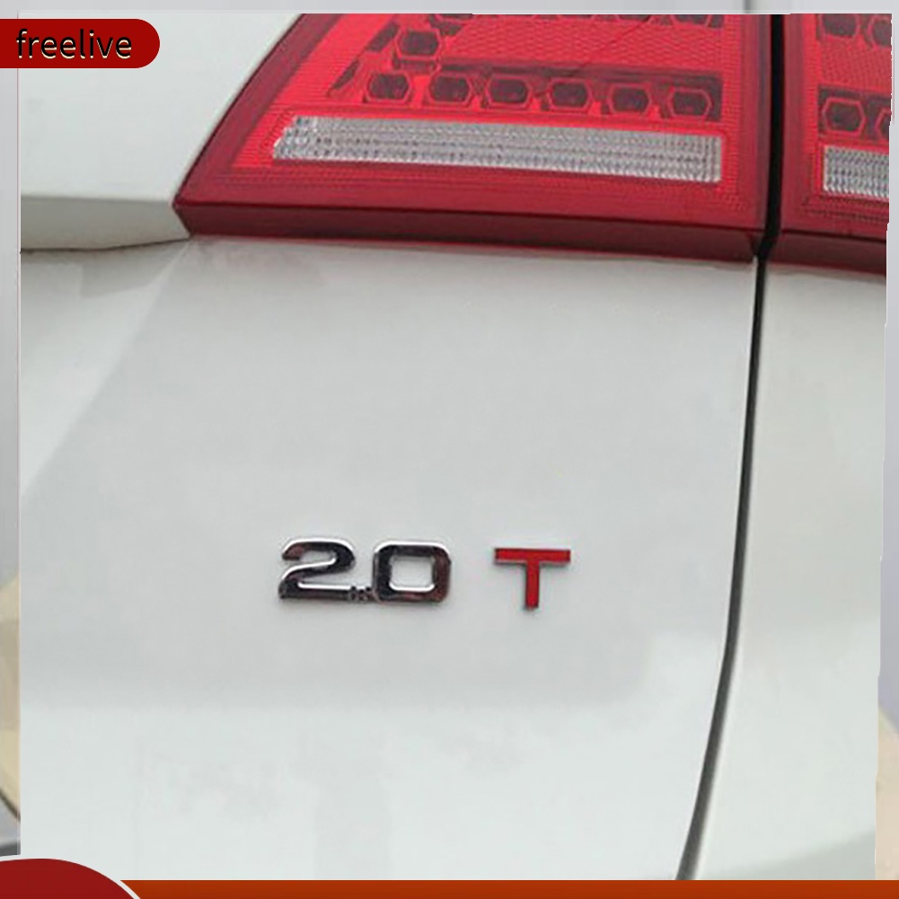 Logo 3D bằng kim loại 1.6 1.8 2.0 3.0 t dán xe hơi