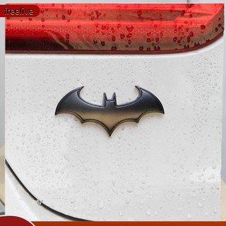 (freelive) Logo 3D bằng kim loại hình con dơi dán xe hơi