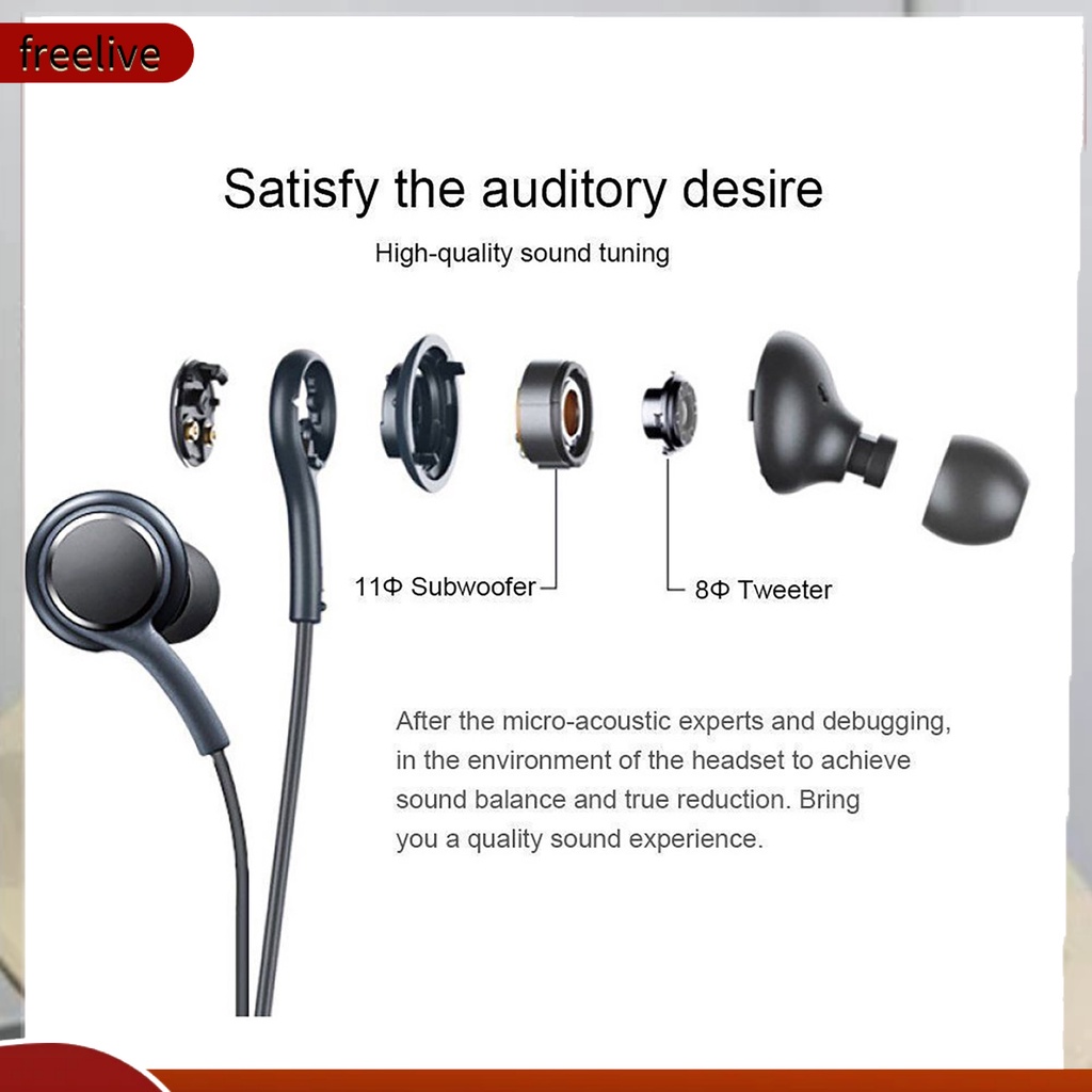 Tai nghe nhét tai 3.5mm có nút điều chỉnh âm lượng