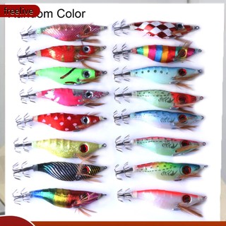 (freelive) Lưỡi câu tôm/mực 10cm với nhiều màu sắc
