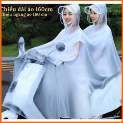 ÁO MƯA TRONG SUỐT 1 ĐẦU / 2 ĐẦU THÀNH LOẠI 1 - CAM ĐOAN Y HÌNH