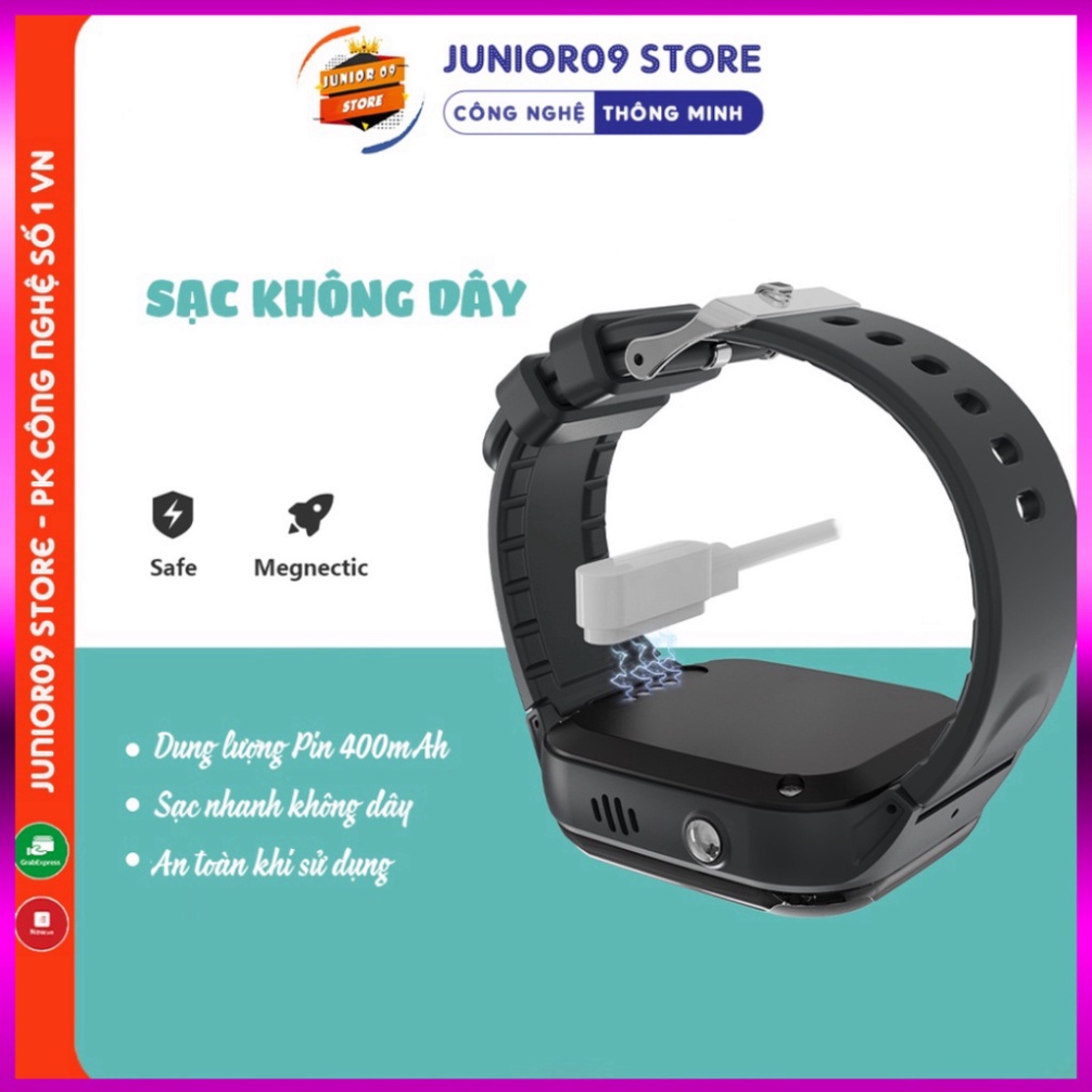 Đồng hồ thông minh Định vị Trẻ em Lắp thẻ sim Nghe gọi Video Call Chống nước cho bé trai bé gái JUNIOR09 WATCH KIDS | BigBuy360 - bigbuy360.vn