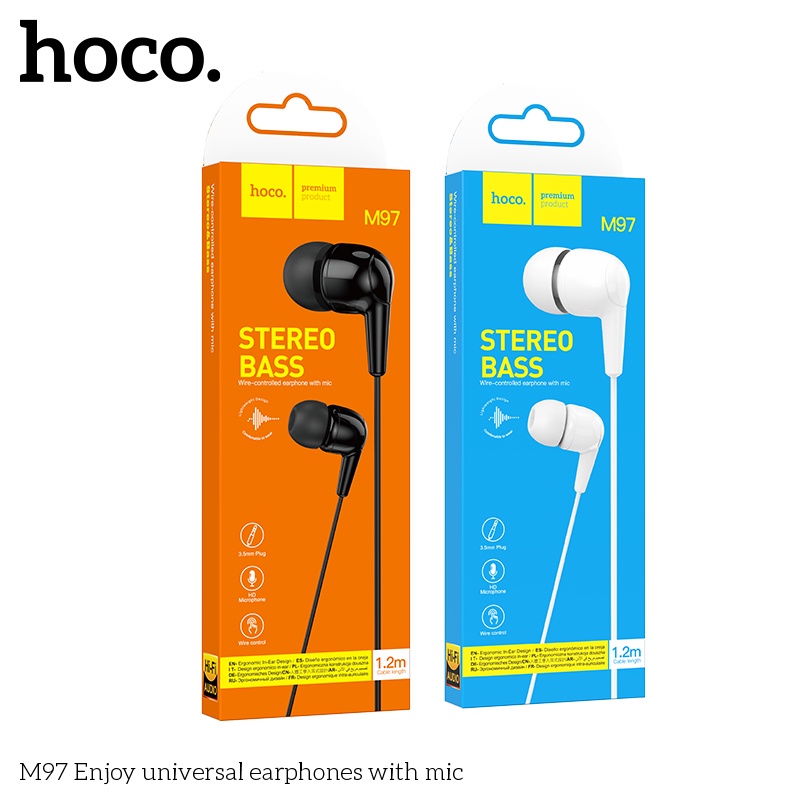 Tai Nghe Hoco M97 Stereo Bass Có Mic Thời Trang Nghe Hay