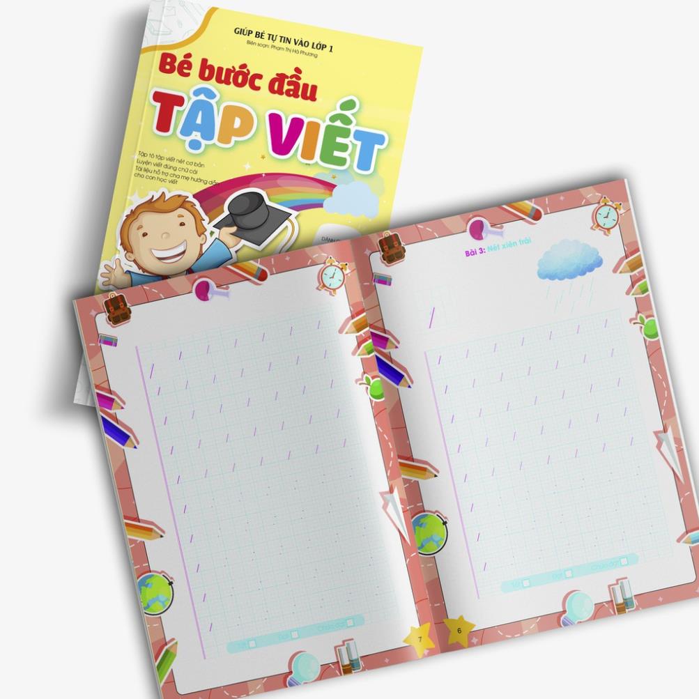 Sách Bé Bước Đầu Tập Viết - Giúp Bé Tự Tin Vào Lớp 1