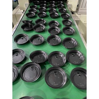 Nắp cốc pp đen trắng có nút bật phi 90 ( 50 nắp )