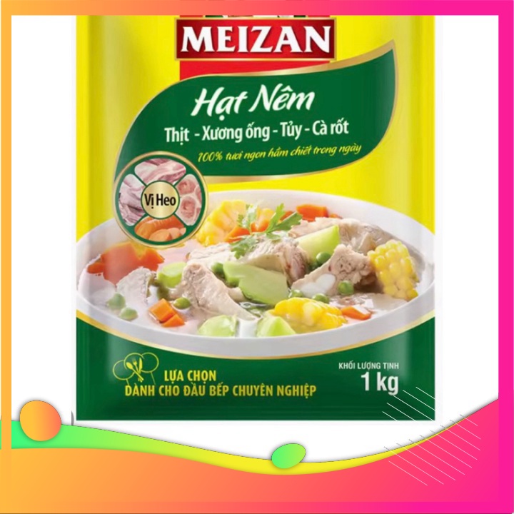 Mới về Hạt nêm Meizan vị heo 1kg (date mới)