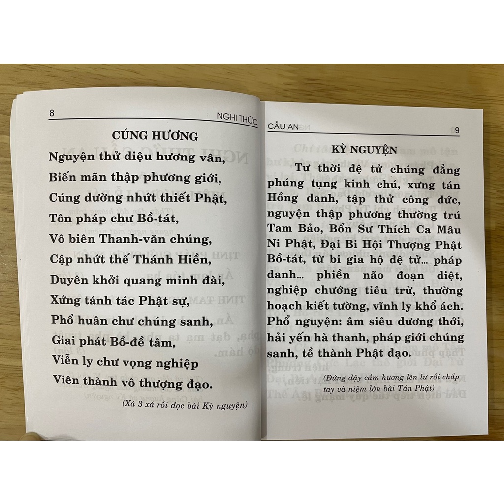 Sách - Nghi thức cầu an - cầu siêu- sám hối - cúng ngọ