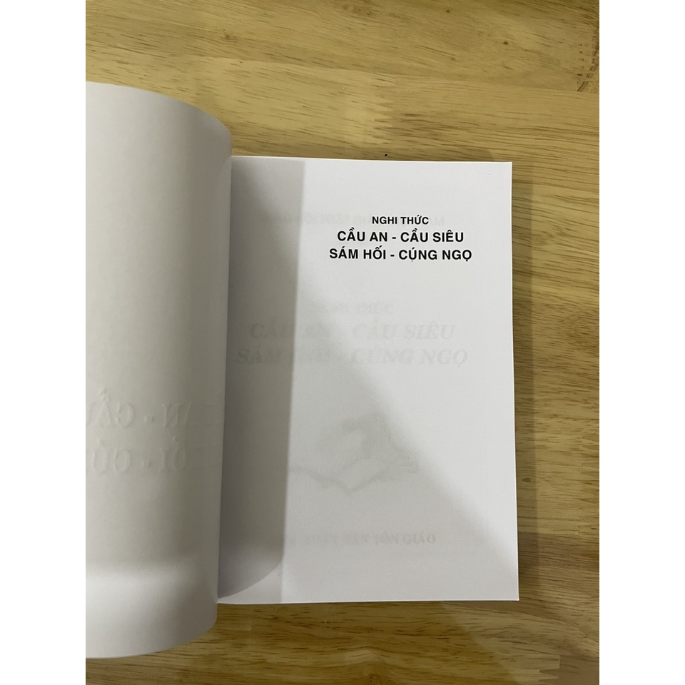 Sách - Nghi thức cầu an - cầu siêu- sám hối - cúng ngọ