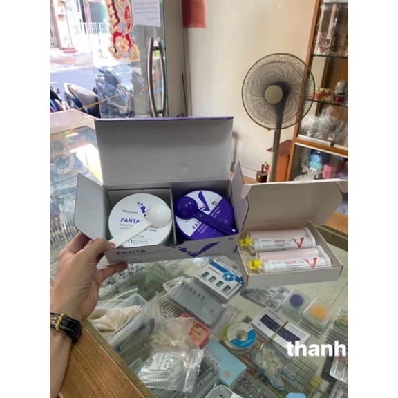 Cao su đặc Fanta lấy dấu răng sau cùng cùi mão dùng trong nha khoa