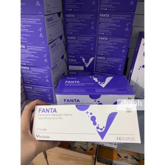 Cao su đặc Fanta lấy dấu răng sau cùng cùi mão dùng trong nha khoa