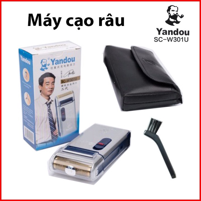 Máy cạo râu Yandou lưỡi ngang dành cho nam, Máy cạo SCW 301U cao cấp siêu bền, phong cách mạnh mẽ, sắc bén