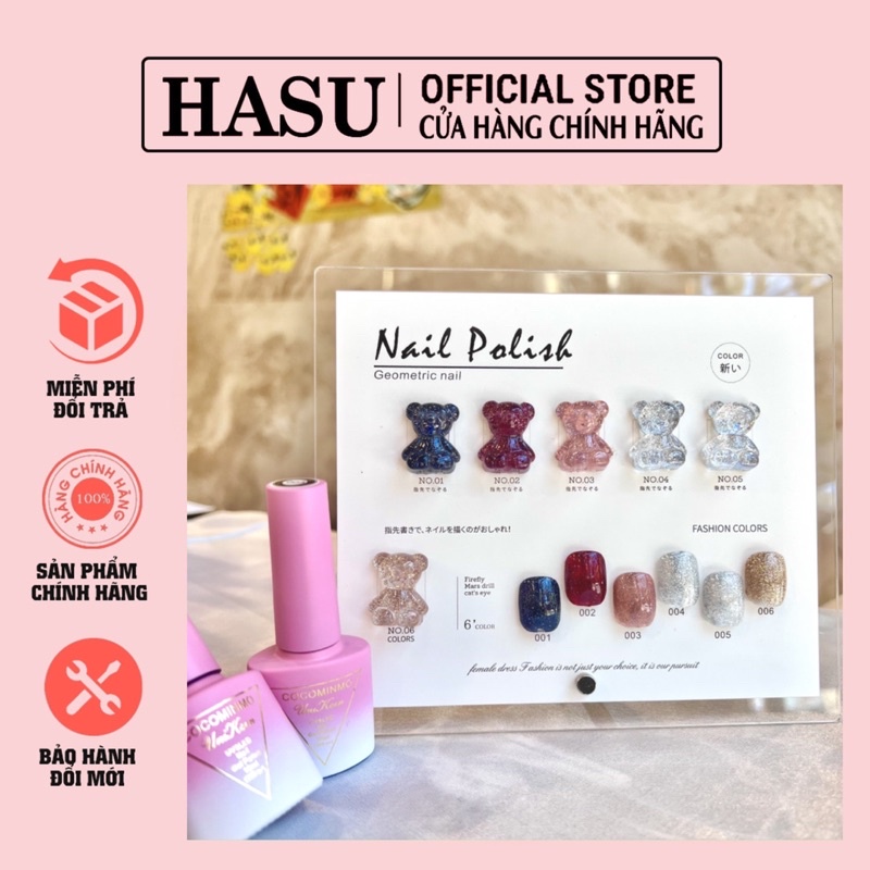 (SALE GIA SOC ) Sơn flash coco - sơn nhũ flash coco mini 6 chai