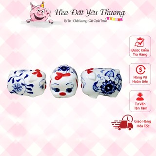 Heo sữa dáng dài mới chất liệu gốm sứ