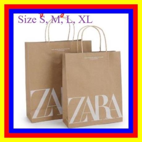 - Túi đẹp giá tốt - Túi giấy Zara chính hãng size S-M-L-XL