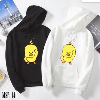 " RẺ " Áo hoodie Unisex nam nữ vịt con đáng yêu có hình thật