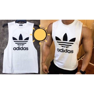 Áo 3 lỗ, tanktop nam nữ addi chuẩn gym freesize dưới 72kg
